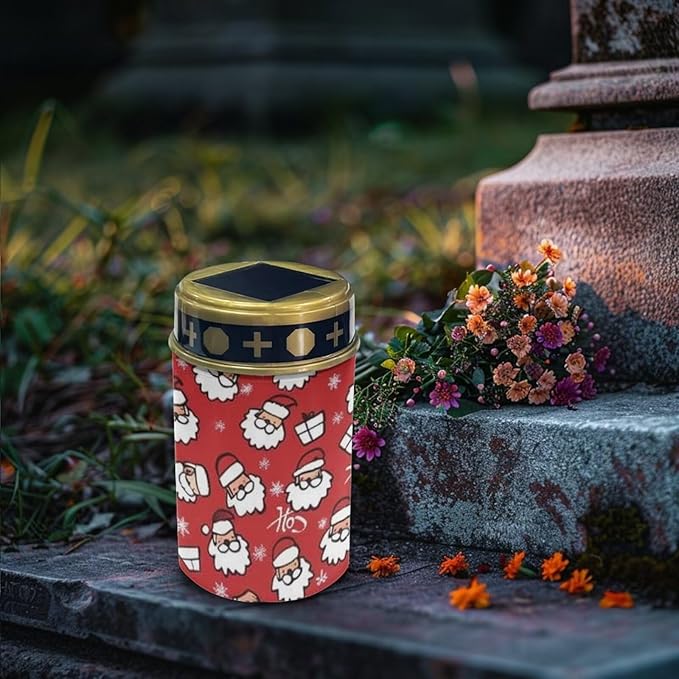 Oil Painting Led Solar Outdoor Lights Grass Solar Lights for Cemetery Outdoor Solar Path Lights Outdoor Lights Waterproof Outdoor Pergola Lights Led Solar Spot Lights Outdoor