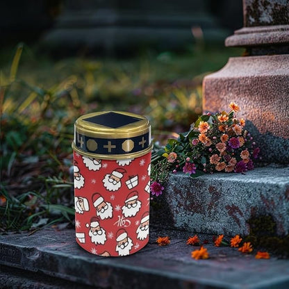 Oil Painting Led Solar Outdoor Lights Grass Solar Lights for Cemetery Outdoor Solar Path Lights Outdoor Lights Waterproof Outdoor Pergola Lights Led Solar Spot Lights Outdoor