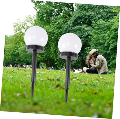 4pcs Solar Lawn Light Warm White Waterproof Garden Solar Lamp Outdoor Ground Plug Courtyard Path Landscape Lighting