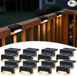 SOLPEX Solar Deck Lights, Solar Step Lights for Outside Waterproof Led Stair Light for Outdoor Fence, Balcony | Lumora