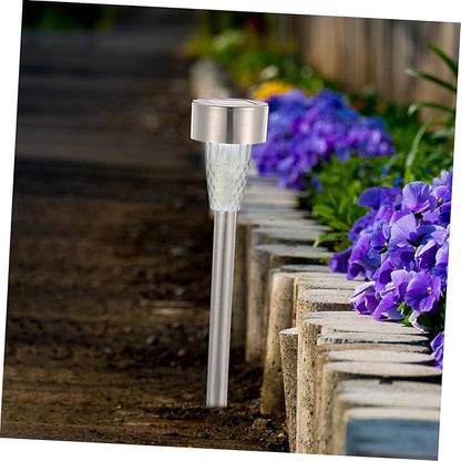 Solar Stake Lamp for Outdoor Garden Waterproof LED Courtyard Light Ground Stake Solar Yard Lights for Pathway and Lawn Decoration