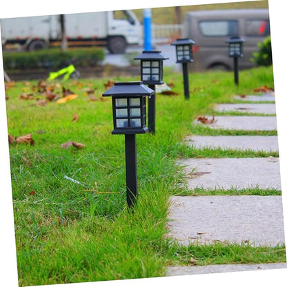 5pcs Solar Pathway Lights Outdoor Solar Spike Lights for Driveway Garden Walkway Landscape Warm