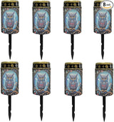 Galaxy Owl Outdoor Solar Lights for Yard Patio Landscape Lighting Solar Pathway Lights Warm White Solar Garden | Lumora