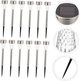 12pcs Solar Pathway Lights Outdoor Landscape Lighting Garden Stake Lights Solar Garden Decor Easy Install | Lumora