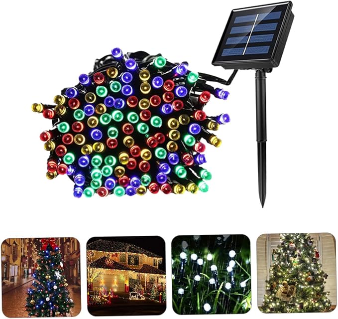 Uonlytech 2 Sets Solar Powered LED Outdoor String Lights Decorative Lamps for Garden Patio Party Xmas Tree Wedding | Lumora