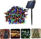 Uonlytech 2 Sets Solar Powered LED Outdoor String Lights Decorative Lamps for Garden Patio Party Xmas Tree Wedding | Lumora