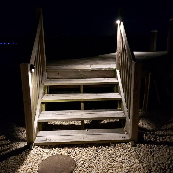 LED Low Voltage Deck Lights 3.74 Inch Landscape Lighting Fence Lights 2700K 180LM 12-24V AC/DC Aluminum Oil Rubbed | Lumora