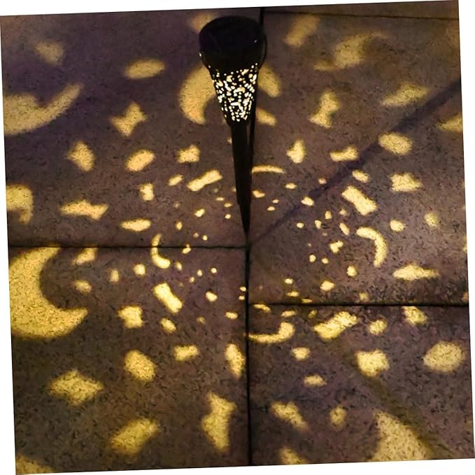 Homoyoyo Solar Garden Path Lights Outdoor Waterproof Lawn Lighting Warm White Solar Outdoor Lights for Yard and Patio Landscape Decor