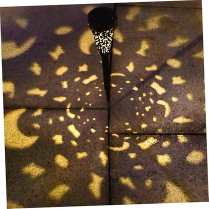 Homoyoyo Solar Garden Path Lights Outdoor Waterproof Lawn Lighting Warm White Solar Outdoor Lights for Yard and Patio Landscape Decor