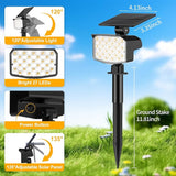 Solar Spot Lights Outdoor Waterproof Adjustable Solar Powered Landscape Lights for Yard 3 Long Time Lighting Modes | Lumora