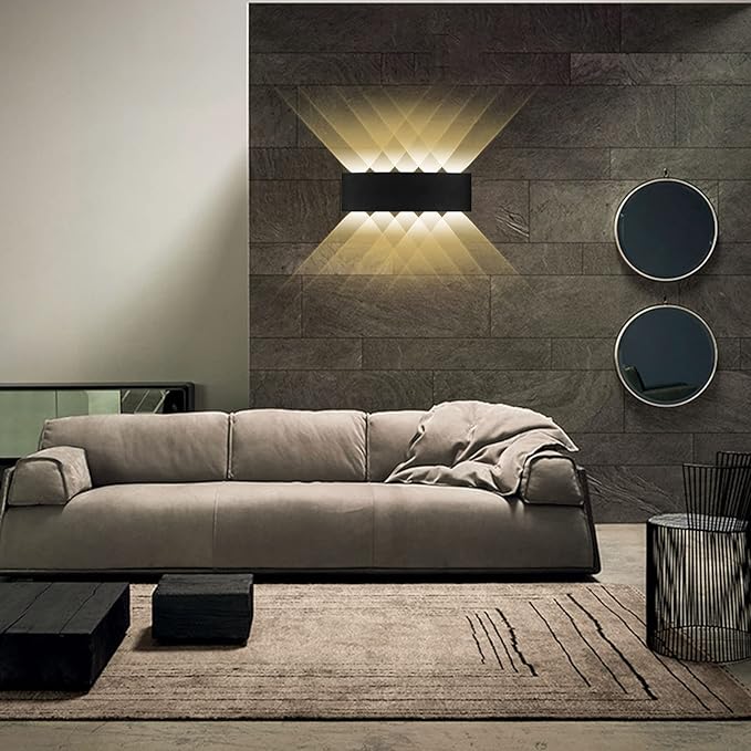 Kawell 10W Waterproof Modern Wall Sconces LED Wall Light Up Down Aluminum Wall Lamp LED Indoor Outdoor for Bedroom | Lumora