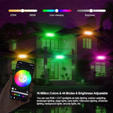Party Lights Outdoor Smart Flood Light, 180W RGBCW Color Changing LED, 2700–6500K Tunable White, WiFi App & Voice | Lumora