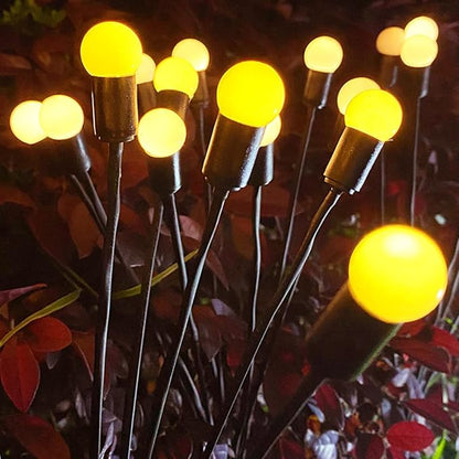 POPETPOP Solar Pathway Lights 8 LED Solar Powered Garden Decoration Waterproof Function for Outdoor Use Landscape Lighting and Festive Events