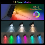 Ellasay Stair Lights Outdoor 12 Pack,10 Color Modes Solar Step Lights for Outside, Waterproof IP67 Solar Lights for | Lumora