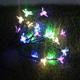 Solar Flower Fairy Light, Colorful Stainless Steel Solar Path Stake Lights for Outdoor Landscape Lighting, Lawn | Lumora