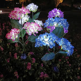 Solar Outdoor Lights, Hydrangea Garden Lights, Waterproof Garden Lawn Lamps, Inserted Flower LED Light for Yard | Lumora