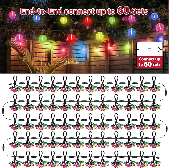 LAMPHOME LED Outdoor String Light, 26Feet Patio Lights with 12+1 Edison Shatterproof Bulbs(1Spare), UL Waterproof | Lumora