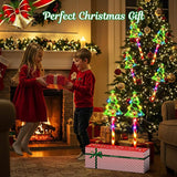 Christmas Solar Pathway Lights Outdoor Decorations,10 Modes 78 LED Outdoor Christmas Tree Solar Candy Stake Lights | Lumora