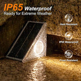 Ellasay Solar Step Lights for Outside 6 Pack,10 Color Modes Stair Lights Outdoor, Waterproof IP67 Solar Lights for | Lumora