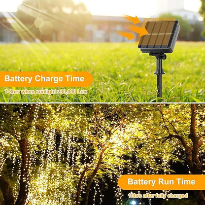 Solar Pathway Lights Solar Fairy String Lights 72FT 200 LED Outdoor Twinkle Waterproof Yard Patio Decor