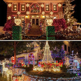 AmyHomie Multicolor Christmas Lights Outdoor, 300LED Lights with 8 Lighting Modes, End to End Connectable Fairy | Lumora