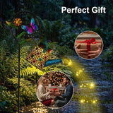 Solar Watering Can with Cascading Lights Outdoor Garden Decor,Waterproof Solar Lantern with Butterfly Shepherd | Lumora