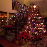 10FT C7 Christmas Lights, Multicolor LED Indoor String Lights with 10 Vintage Bulbs, for Xmas Tree, Window, Party | Lumora