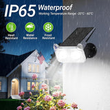 LETMY Solar Spot Lights Outdoor Waterproof with Bigger LED, 4 Pack 135°Adjustable Solar Lights Outdoor, 2-in-1 Wall | Lumora
