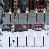 Outdoor Christmas Decorations, Solar Xmas Pathway Lights, Set of 20 Waterproof Landscape Christmas Lights, LED Lamp | Lumora
