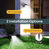 Linkind Solar Lights Outdoor Waterproof IP65, StarRay Dusk-to-Dawn Outdoor Solar Lights, 3 Lighting Modes Solar | Lumora