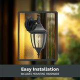 Designers Fountain Waterbury Outdoor Light Fixture, 14.25 Inch Exterior Wall Lantern Sconce for Front Door, Patio | Lumora