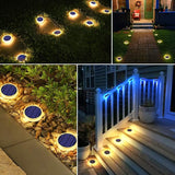 YiLaie Solar Step Lights Outdoor Waterproof, Warm White Stair Lights Solar Powered for Steps Deck Stair Yard | Lumora