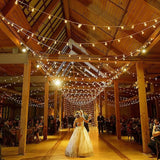 400FT Outdoor String Lights Waterproof/Connectable/Dimmable LED Shatterproof Bulbs,Patio Lights Outdoor Lighting | Lumora