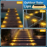 T-SUN Solar Deck Lights Outdoor Waterproof, Deck Lights Solar Powered, Driveway Marker Light for Fence Front Door | Lumora
