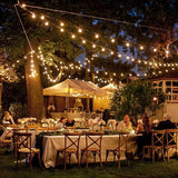 Outdoor String Lights, 50FT Patio Lights Outdoor Waterproof with 27 Shatterproof G40 Globe Bulb(2 Spare) | Lumora