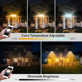 Wall Washer Light – Smart LED Landscape Spotlights with 6CCT Adjustable Color - Outdoor Security Flood Light | Lumora