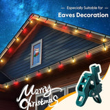 C9 LED Christmas Lights Outdoor with 50 Spring Clips, 50ft 50 LED Waterproof Strawberry String Lights, Commercial | Lumora