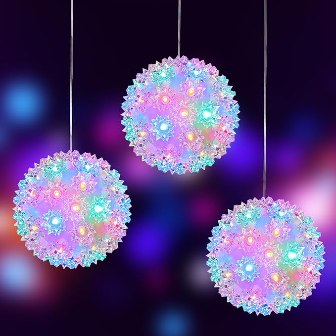 Brightown Outdoor Christmas Decorations-Starlight Sphere, Replaceable Bulbs with Add-On Plug, Lighted Sphere Balls | Lumora