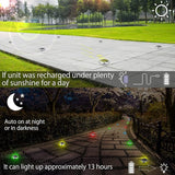 Solar Deck Lights Outdoor Waterproof Driveway Dock LED Lights, 6Pack Step Light, Auto On/Off Color Changing Light | Lumora