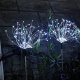 JJGoo Solar Firework Lights, 2 Pack 180 LEDs 2 Lighting Modes Solar Lights Outdoor Waterproof for Garden Patio | Lumora