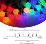 AWQ 35 FT Globe String Lights Outdoor Commercial Grade Light with 20 G50 Shatterproof LED Bulbs Waterproof | Lumora