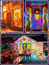 1000 LED Multicolored Christmas Lights Indoor Outdoor, Super Long 330 FT Green Wire String Lights with Memory & | Lumora