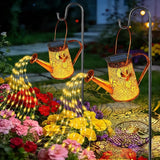 2 Pack Solar Watering Can Lights, Hummingbird Gifts for Women Mom Grandma Birthday, Waterproof Outdoor Garden Decor | Lumora