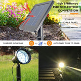 SUNLONG Solar Spotlights Outdoor Waterproof Bright Solar Wall Lights Led Security Flood Light Solar Powered for | Lumora