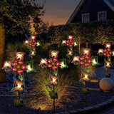 1 Pack Solar Butterfly Stake Lights& 4 Pack Solar Pathway Lights, Gardening Gifts for Women, Solar Garden Decor for | Lumora