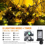 Toodour Christmas Lights Outdoor, 213ft 600 LED String Lights, Timer, Waterproof 8 Modes Outdoor Christmas String | Lumora
