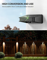 10 Pack Solar Fence Lights - 3 Modes, 9 Colors Outdoor Solar Lights, Waterproof IP 65, 35lm for Step, Stair, Deck | Lumora