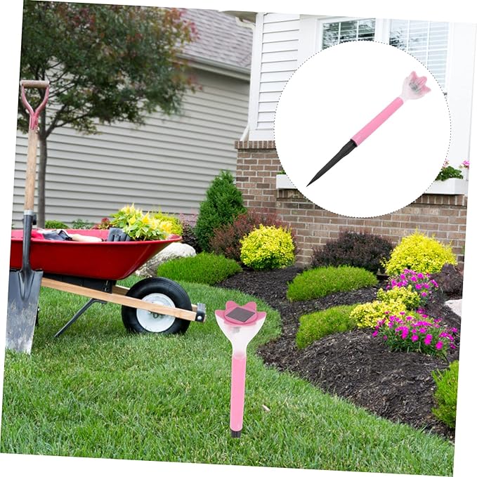 DOITOOL 6pcs Solar Pathway Lights Outdoor Decorative Flower Stakes Led Garden Lights for Lawn Patio Walkway and | Lumora