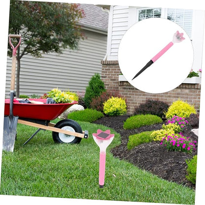 DOITOOL 6pcs Solar Pathway Lights Outdoor Decorative Flower Stakes Led Garden Lights for Lawn Patio Walkway and Driveway Solar Powered Easy to Install Charming Design
