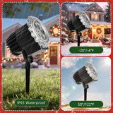 Christmas Projector Lights Outdoor, 3D Dynamic Christmas Light Projector Outdoor Christmas Lights, Landscape | Lumora